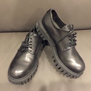 NEW CULT BRITISH STYLE MAN'S BLACK SHOES 6.5